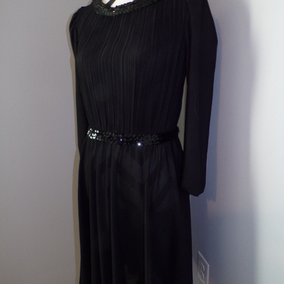 Vintage S L Petites Sz 10 Medium Formal Dress - Picture 6 of 7